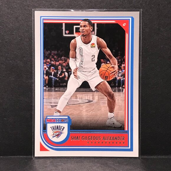 2022 SHAI GILGEOUS-ALEXANDER #201 PANINI NBA HOOPS THUNDER BASKETBALL CARD - Picture 1 of 2